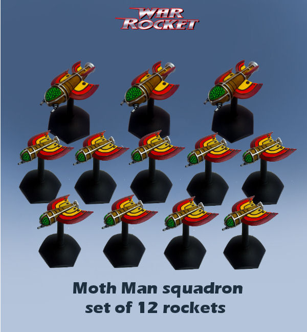 Moth Man Squadron (set of 12 rockets)